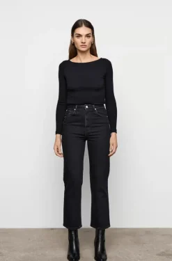 Holly Jeans Washed Black