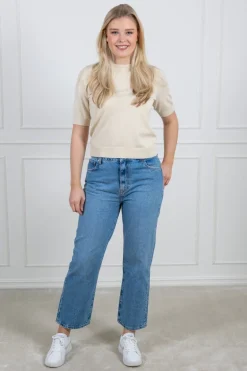Holly Jeans Washed Mid Blue