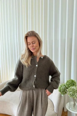 Ida Cardigan Army Green