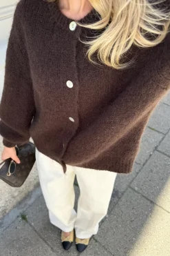 Ida Cardigan Dark Brown