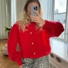 Ida Cardigan Red