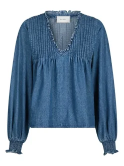 Ililo Denim Blouse Blue