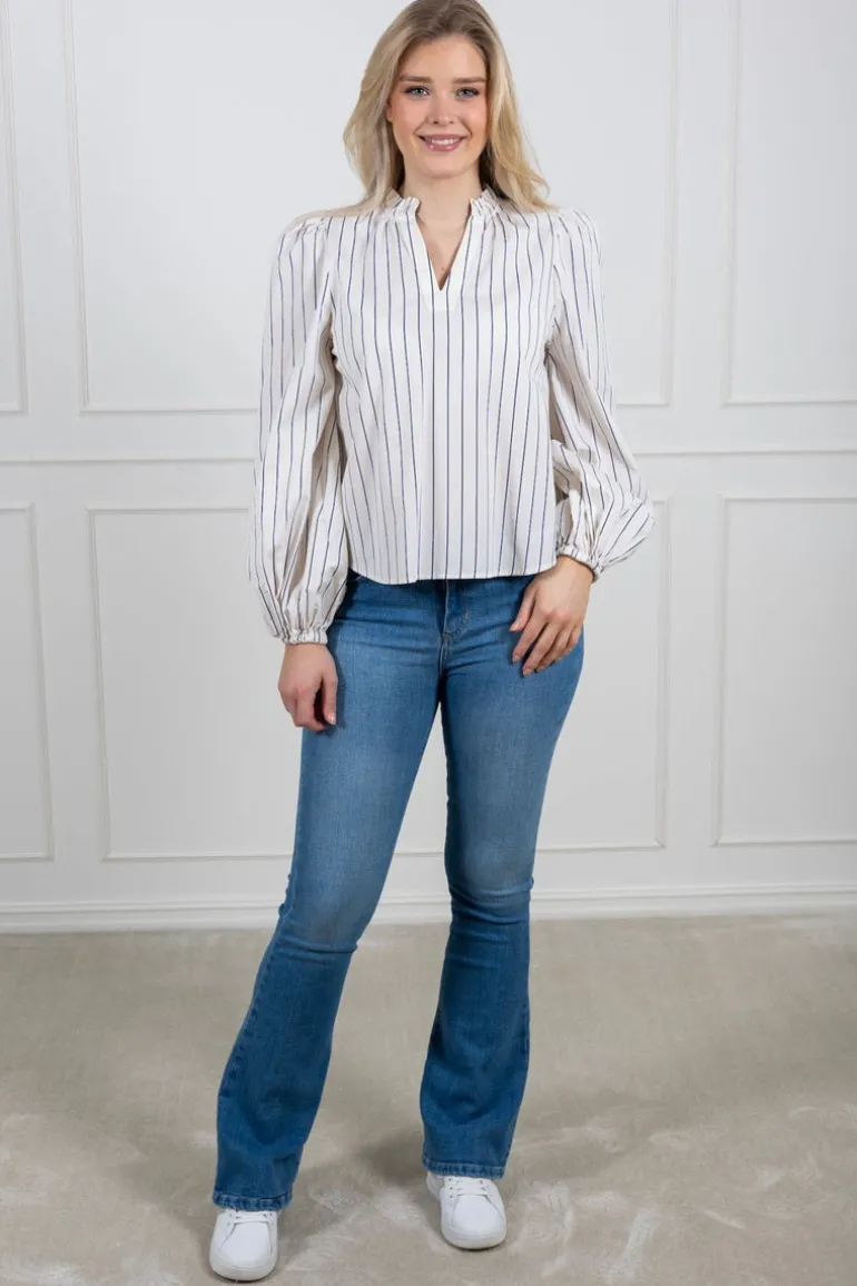Infinity Blouse Cream Stripe