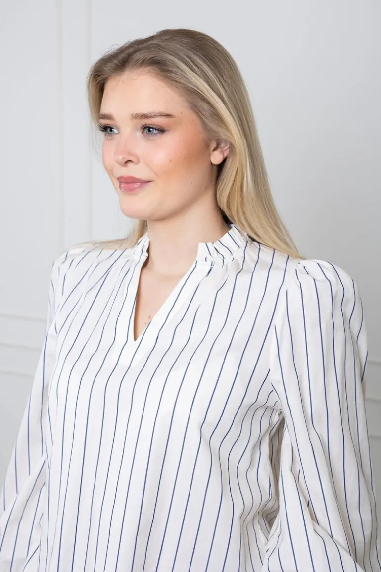 Infinity Blouse Cream Stripe
