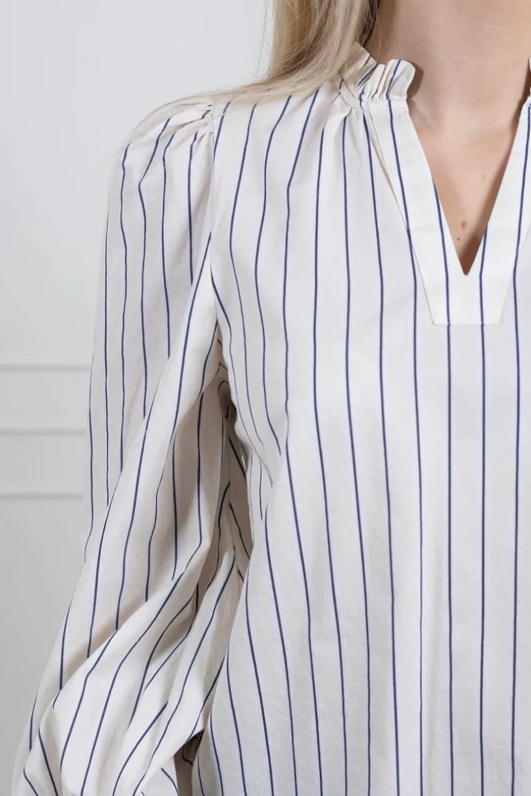 Infinity Blouse Cream Stripe