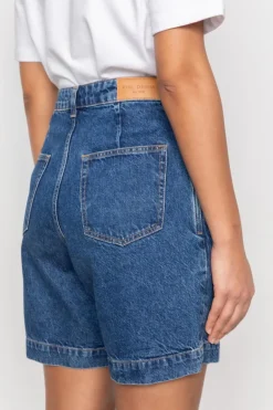 Jason Shorts Washed Dark Blue