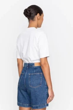 Jason Shorts Washed Dark Blue