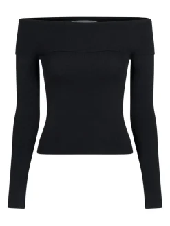 Jessy Knit Blouse Black