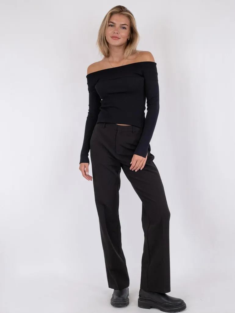 Jessy Knit Blouse Black