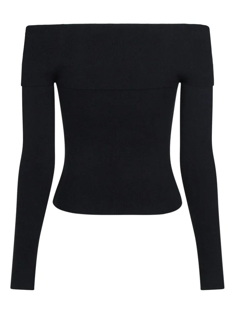 Jessy Knit Blouse Black
