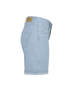 Jimmy Short Fancy Chambray Bleachblue