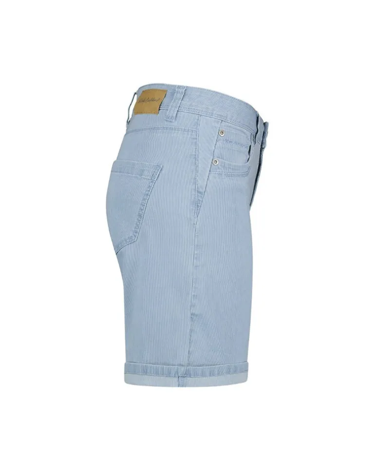 Jimmy Short Fancy Chambray Bleachblue