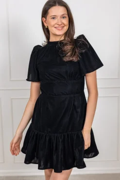 Jolie Dress Velvet Black