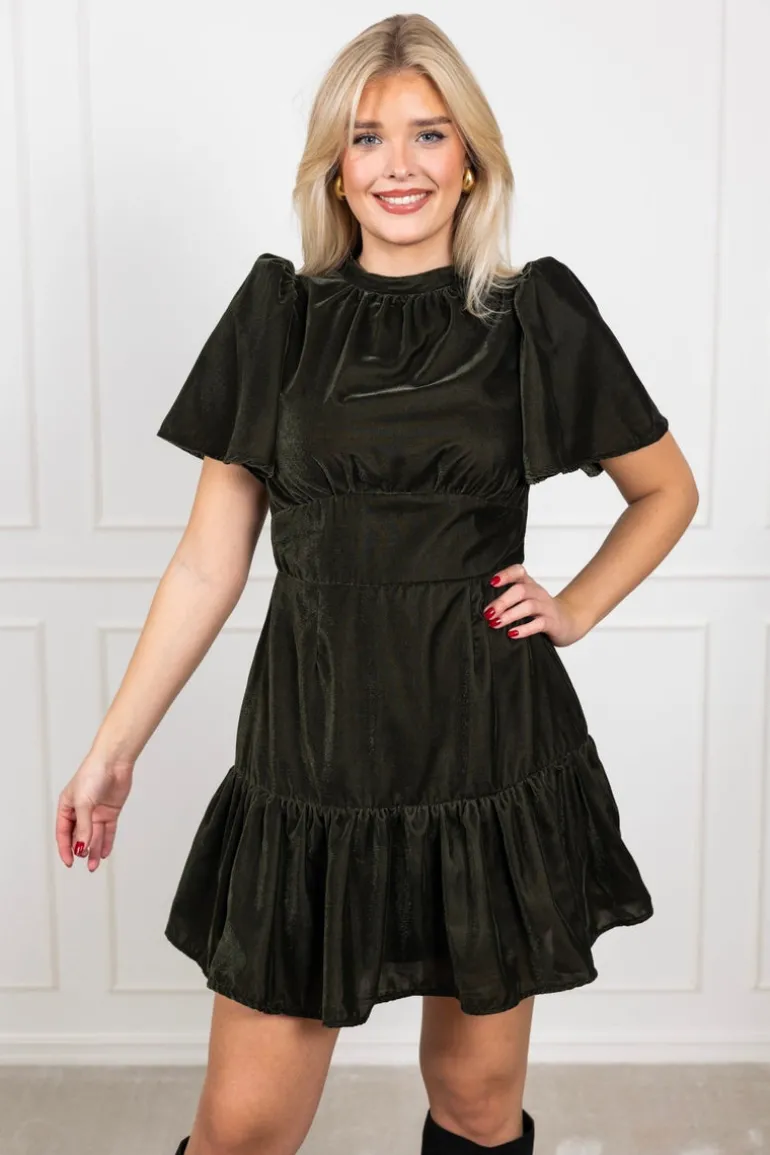 Jolie Dress Velvet Forest