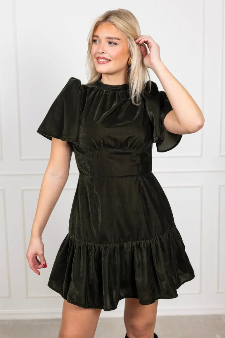 Jolie Dress Velvet Forest