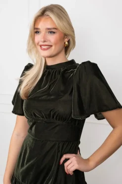 Jolie Dress Velvet Forest