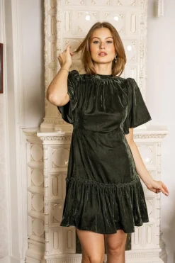 Jolie Dress Velvet Forest