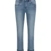 Kate Denim & Embroid. Pockets Stoneused