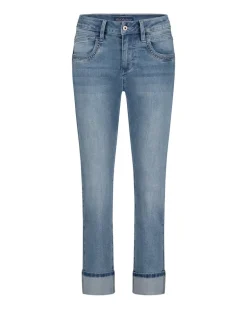 Kate Denim & Embroid. Pockets Stoneused
