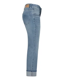 Kate Denim & Embroid. Pockets Stoneused