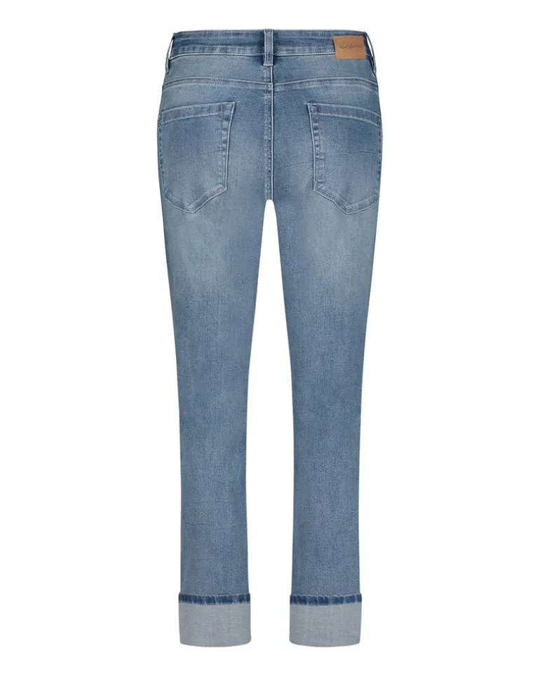 Kate Denim & Embroid. Pockets Stoneused