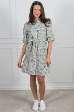 Kate Dress Rose/Blue