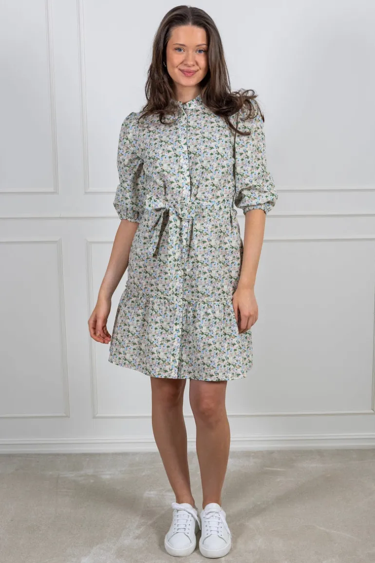 Kate Dress Rose/Blue