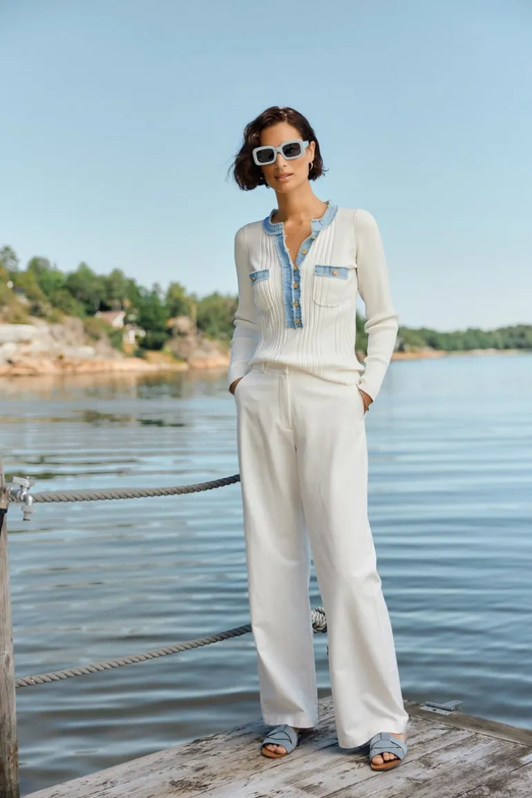 La Pullover White