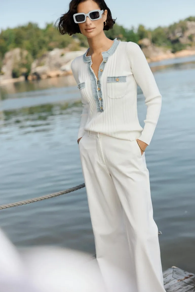 La Pullover White