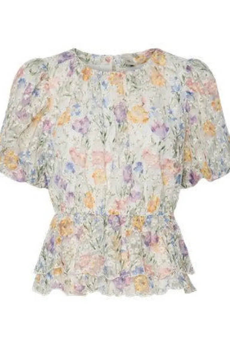 Leanna Ss Top Star White
