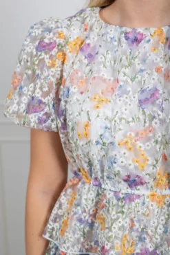 Leanna Ss Top Star White
