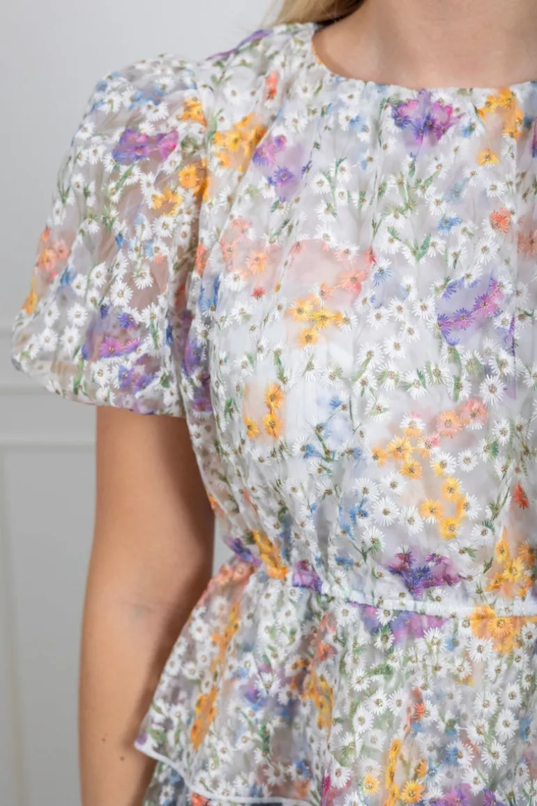 Leanna Ss Top Star White