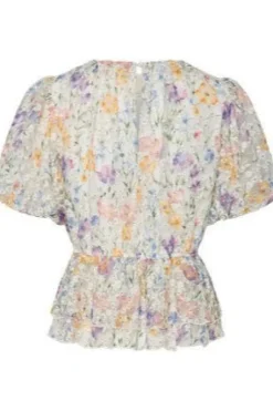 Leanna Ss Top Star White