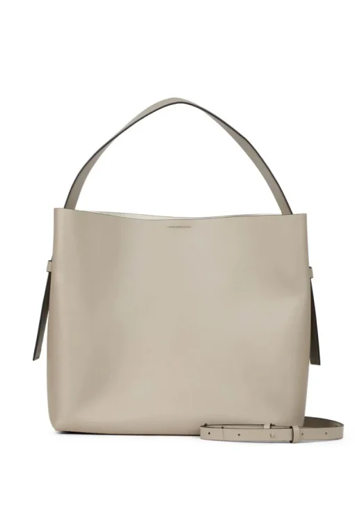 Leata Maxi Leather Bag Roasted Cashew