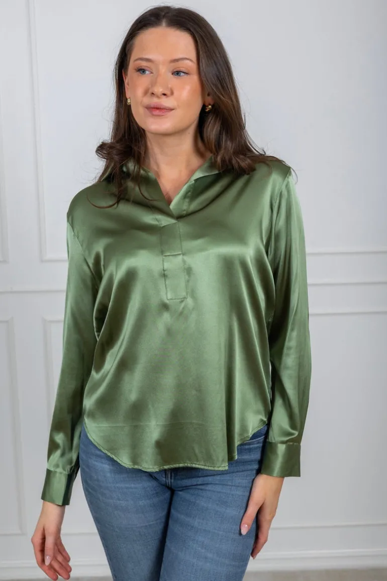 Leia Blouse Pale Green