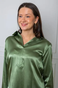 Leia Blouse Pale Green
