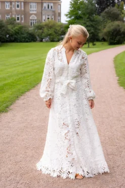 Lenna Maxi Dress White