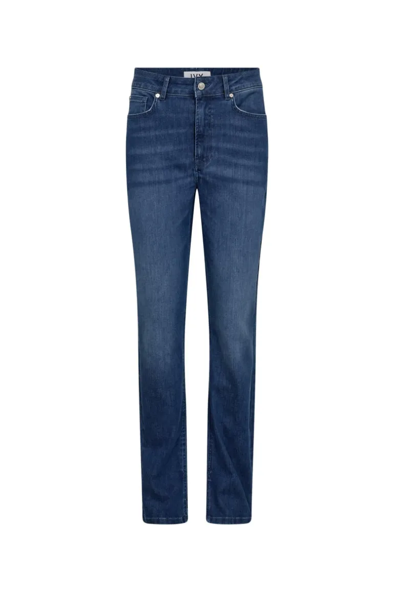 Lulu Jeans Split Wash Tenerife Denim Blue