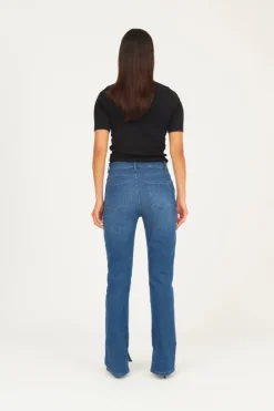 Lulu Jeans Split Wash Tenerife Denim Blue