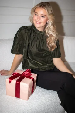 Lulu Top Velvet Forest