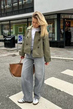 Luna Trenchcoat Green