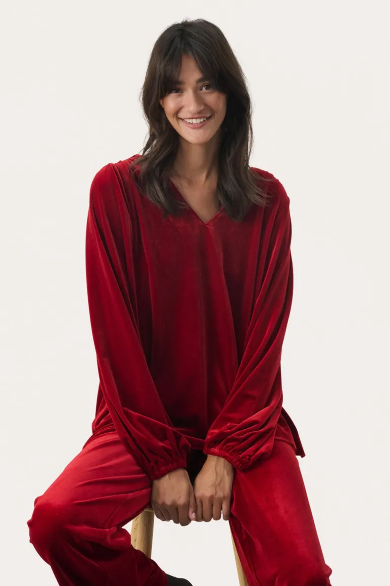 Madispw Blouse Rhythmic Red