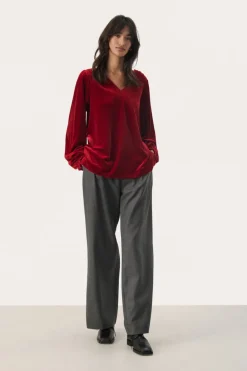 Madispw Blouse Rhythmic Red