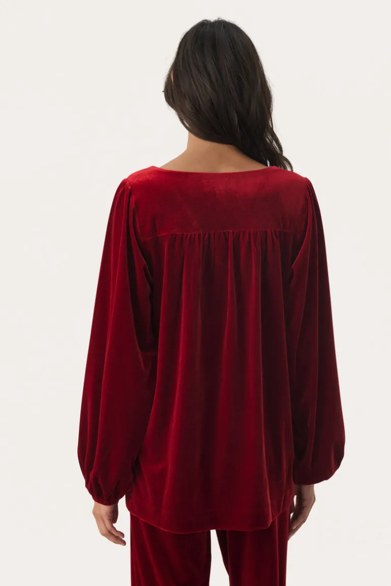 Madispw Blouse Rhythmic Red