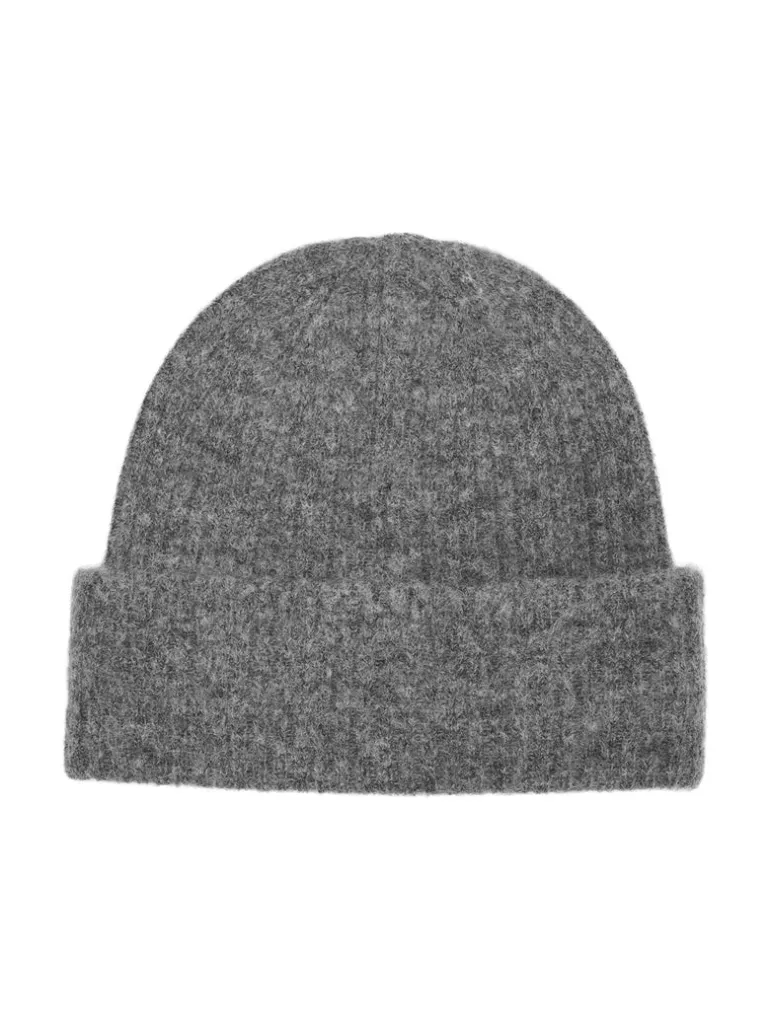 Maline Knit Beanie Medium Grey Melange