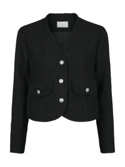 Manua Boucle Jacket Black
