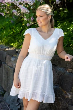 Melia Dress White