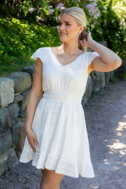 Melia Dress White