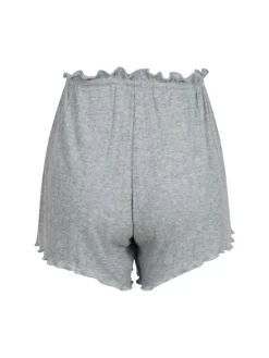Merritt Pointelle Shorts Light Grey