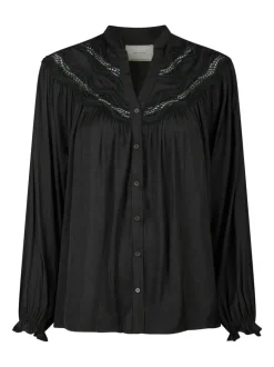 Minnie Deco Blouse Black